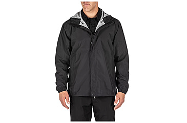 Image of 5.11 Tactical Duty Rain Shell Jacket - Mens, Black, 2XL, 48353ABR-019-2XL