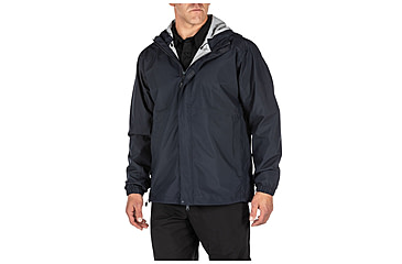 Image of 5.11 Tactical Duty Rain Shell Jacket - Mens, Dark Navy, 2XL, 48353ABR-724-2XL