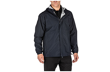Image of 5.11 Tactical Duty Rain Shell Jacket - Mens, Dark Navy, 2XL, 48353ABR-724-2XL