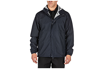 Image of 5.11 Tactical Duty Rain Shell Jacket - Mens, Dark Navy, 2XL, 48353ABR-724-2XL