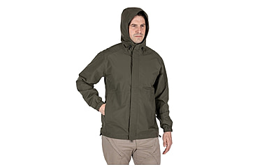 Image of 5.11 Tactical Duty Rain Shell Jacket - Mens, Ranger Green, XS, 48353ABR-186-XS