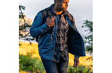 Image of 5.11 Tactical Peninsula Insulator Shirt Jacket, Ensign Blue Heather - 72123-790-XL