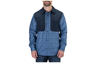 Image of 5.11 Tactical Peninsula Insulator Shirt Jacket, Ensign Blue Heather - 72123-790-XL