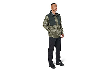 Image of 5.11 Tactical Peninsula Insulator Shirt Jacket, Moss Heather - 72123-276-XS