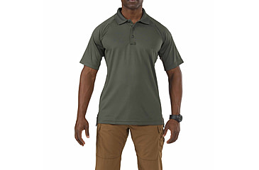 Image of 5.11 Tactical Performance Short Sleeve Polo - Men's, 4XL, Tall, TDU Green, 71049T-190-4XL