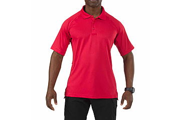 Image of 5.11 Tactical Performance Short Sleeve Polo - Men's, 4XL, Tall, Range Red, 71049T-477-4XL
