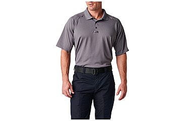 Image of 5.11 Tactical Performance Short Sleeve Polo - Men's, Storm, Medium, Regular, 71049-092-M