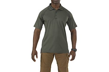 Image of 5.11 Tactical Performance Short Sleeve Polo - Men's, TDU Green, 2XL, 71049T-190-2XL