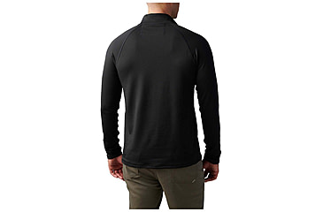 Image of 5.11 Tactical Stratos 1/4 Zip Shirt - Mens, Black, 2XL, 72235-019-2XL