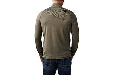 Image of 5.11 Tactical Stratos 1/4 Zip Shirt - Mens, Ranger Green, M, 72235-186-M