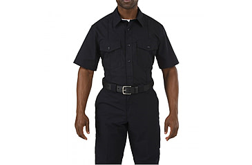 Image of 5.11 Tactical Stryke Pdu Cl B S/s Shrt, Midnight Navy, 71038ABR-750-M-R