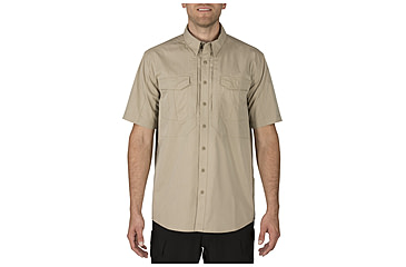 Image of 5.11 Tactical Stryke Shirt S/S - Mens, Khaki, 3XL, 71354ABR-055-3XL