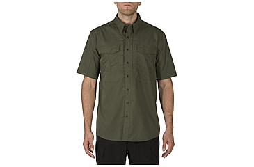 Image of 5.11 Tactical Stryke Shirt S/S - Mens, TDU Green, XL, 71354ABR-190-XL