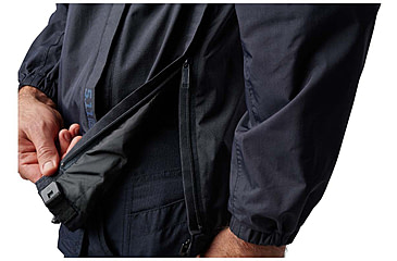 Image of 5.11 Tactical Tac-Dry Rainshell 2.0 Jacket - Mens, Dark Navy, 2XL, 48372ABR-724-2XL