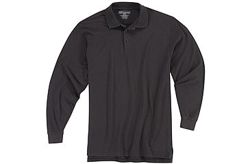 Image of 5.11 Tactical Utility Long Sleeve Polo - Men's, Black, 3XL, 72057-019-3XL