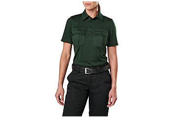 Image of 5.11 Tactical Class A Uniform Short Sleeve Polo - Women's, L.E. Green, M, 61328-860-M