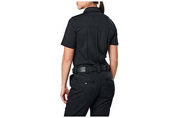 Image of 5.11 Tactical Womens Class A Uniform Short Sleeve Polo, Midnight Navy - 61328-750-M