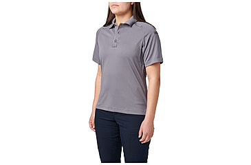 Image of 5.11 Tactical Performance Short Sleeve Polo - Women's, Storm, Extra Large, 61165-092-XL