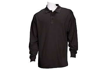 Image of 5.11 Tactical Performance Long Sleeve Polo - Men's, Medium, Regular, Black, 72049-019-M