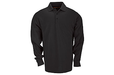 Image of 5.11 Tactical Tactical Long Sleeve Polo - Men's, Black, 3XL, 72360-019-3XL
