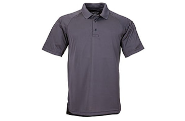 Image of 5.11 Tactical Performance Short Sleeve Polo - Men's, Large, Regular, Charcoal, 71049-018-L