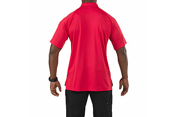 Image of 5.11 Tactical Performance Short Sleeve Polo - Men's, Small, Regular, Range Red, 71049-477-S