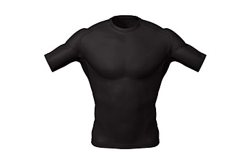 Image of 5.11 Tactical Tight Crew Short Sleeve Shirt - Men's, 2XL, Black, 40005-019-2XL