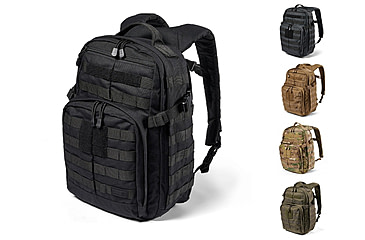 Image of 5.11 Tactical Rush12 2.0 Backpack 24l, Black, Double Tap, Kangaroo, Multicam, Ranger Green