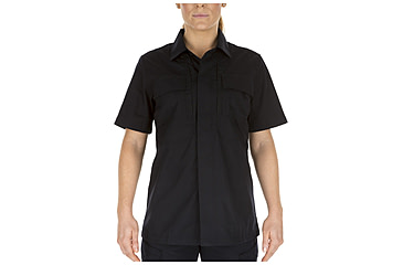 Image of 5.11 Tactical Women's Short Sleeve Taclite Tdu Shirt, Dark Navy - 61025-724-L Large