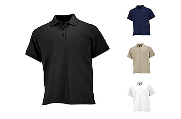 Image of 5.11 Womens Professional Polo, Black, Dark Navy, Silver Tan, White