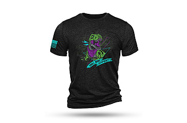 Image of Nine Line T-Rex Short Sleeve Shirt Black Triblend 3XL FF8E48D5, NVTREXTSTRIBLACKXL