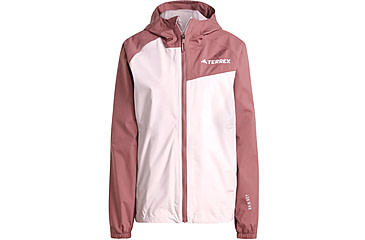 Image of Adidas Terrex JG8892 W MT 2L RAIN JK, Womens, PRLOFI/QUICRI, XL, JG8892-XL