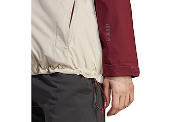 Image of Adidas Terrex Multi Rain Rdy Two-Layer Rain Jacket - Womens, Wonder Beige/Shadow Red, Small, IP3839-S