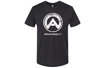 Image of Armasight Vintage Logo T-Shirt, Graphite Black, Large, AATSVINLXX