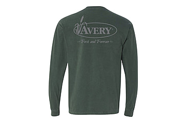 Image of Avery Outdoors Avery Signature Long Sleeve Tee - Men's, Blue Spruce, Small 43230