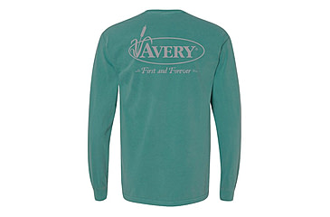 Image of Avery Outdoors Avery Signature Long Sleeve Tee - Men's, Sea Foam, XL 43238