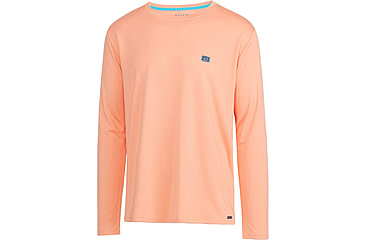 Image of AVID Sportswear Core Avidry Long Sleeve Shirt - Mens, Dark Coral, Large, MK12401DCOLG