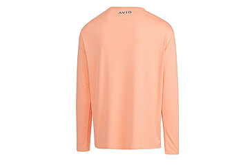 Image of AVID Sportswear Core Avidry Long Sleeve Shirt - Mens, Dark Coral, Large, MK12401DCOLG