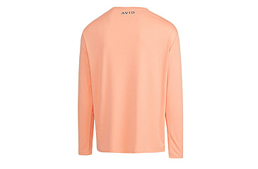 Image of AVID Sportswear Core Avidry Long Sleeve Shirt - Mens, Dark Coral, Small/Medium, MK12401DCOSM