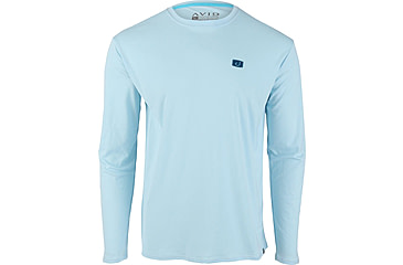 Image of AVID Sportswear Core Avidry Long Sleeve Shirt - Mens, Ice Blue, Extra Large, MK12401IBLXL