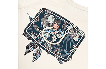 Image of AVID Sportswear Islamorada Icon Avidry Long Sleeve Shirt - Womens, Bone, Extra Small, WK32406BONXS