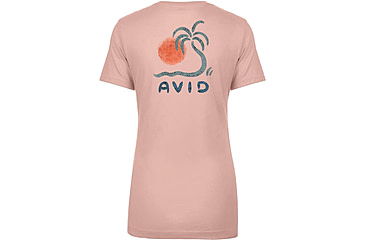 Image of AVID Sportswear Island Queen T-Shirt - Womens, Desert Pink, Extra Small, WT12301DPKXS