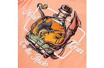 Image of AVID Sportswear Squid Row T-Shirt - Womens, Light Orange, Large, WT12400LORLG