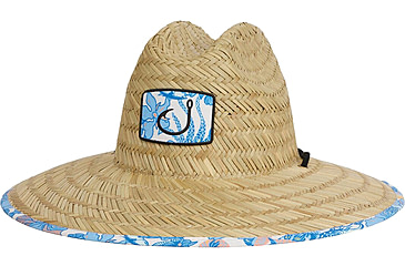 Image of AVID Sportswear Sundaze Straw Hat - Mens, Islamorada Blue, One Size, MH12421IMBOS