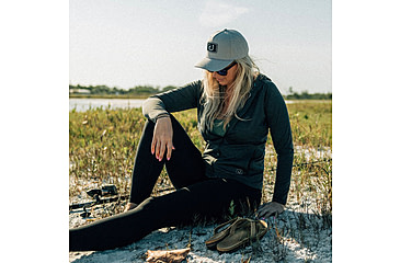 Image of AVID Sportswear Sunny Pacifico Zip Hoodie - Womens, Vintage Black, Medium, WK12406VBKMD