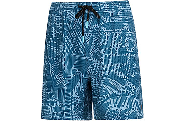 Image of AVID Sportswear Tortuga Volley Shorts - Mens, Clearwater Abyss, Small/Medium, MS12400CWASM