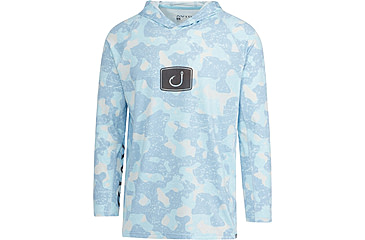 Image of AVID Sportswear Youth Camo Airmesh Hoodie - Boys, Shelter Sky, Medium, YK12406SSKMD