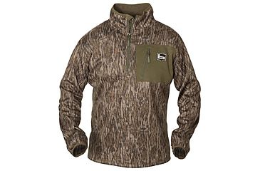 Image of Banded 1/4 Zip Mid Layer Pullover - Bottomland - Large, B00452