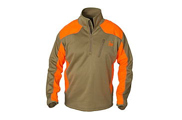 Image of Banded Softshell Pullover - Mens, Blaze Orange, 2XL, B1010022-BLZ-2XL
