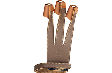 Image of Bear Archery Fred Bear Master Glove, Brown, Medium, AT100FBGM